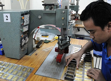 Nhà máy In tiền Quốc gia có thêm chức năng sản xuất vàng miếng