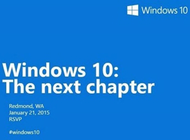 Thư mời tham dự sự kiện Windows 10 vào ngày 21/1