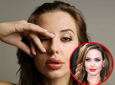 Cô gái 'dao kéo' giống Angelina Jolie gây chú ý cộng đồng mạng