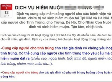 'Thuê bụng' giá nửa tỷ!