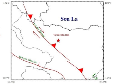 Động đất 3,6 độ richter tại Sơn La