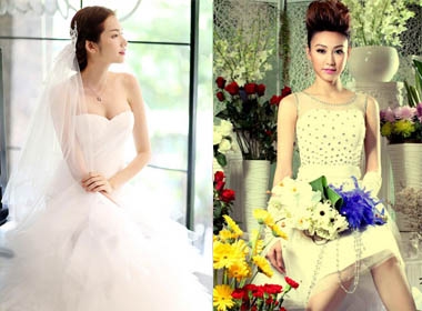 So nhan sắc hai 'cô dâu tháng 2' của showbiz Việt