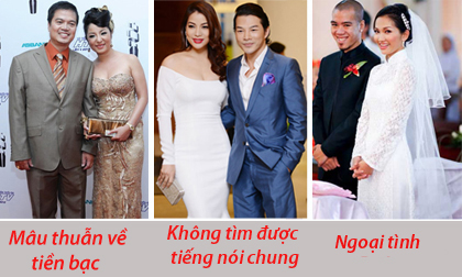 1001 lý do khiến chuyện tình của sao Việt đổ vỡ 