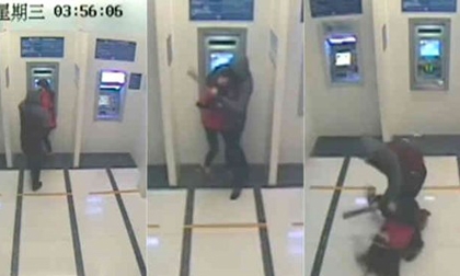 Cô gái tay không 'hạ đo ván' tên cướp tại trụ ATM trong vòng 16 giây