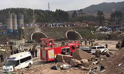 Trung Quốc: 20 người bị thương trong vụ nổ đường hầm