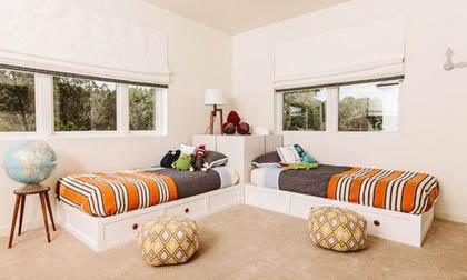 Những kiểu giường góc phù hợp với phòng ngủ nhỏ