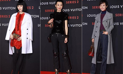 Dàn mỹ nhân Hoa ngữ xúng xính hàng hiệu tại Louis Vuitton 2015 