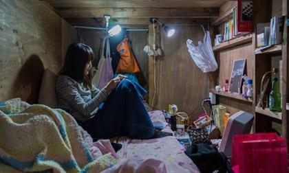 Bên trong phòng nghỉ giá 12 USD một đêm ở Tokyo