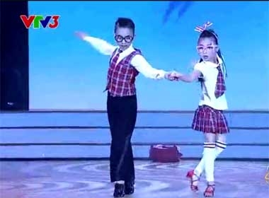 Bước nhảy hoàn vũ nhí 2014 tập 3: Phần thi của Diễm Quỳnh-Trung Hiếu
