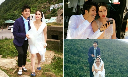 Hậu trường chụp ảnh cưới chưa từng công bố của vợ chồng Nhật Kim Anh