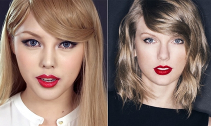 Màn hóa thân thành Taylor Swift của 'phù thủy' xứ Hàn Pony
