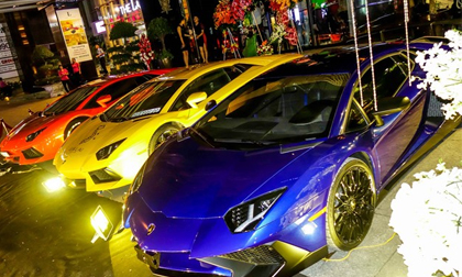 Đại tiệc Lamborghini của Minh Nhựa ở Sài Gòn