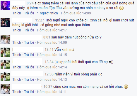Hot girl Ha Noi nhap vien, liet tay chan vi hut bong cuoi hinh anh 3