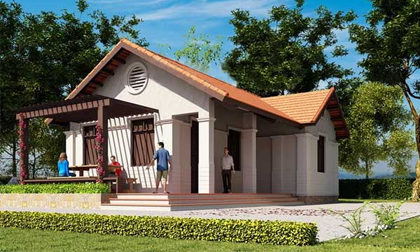 Mẫu thiết kế nhà cấp 4 giá rẻ đẹp mà không lỗi mốt năm 2016