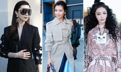 Mỹ nhân Hoa ngữ sành điệu hết cỡ tham dự Tuần lễ thời trang Paris
