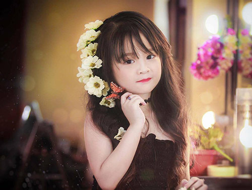 Bé gái Tuyên Quang như thiên thần  0