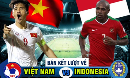 Việt Nam vs Indonesia 19h00 ngày 7/12