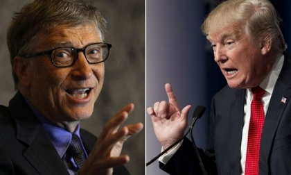Bill Gates ca ngợi Donald Trump là nhà lãnh đạo của sự đổi mới