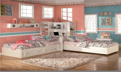 Ý tưởng thiết kế phòng ngủ xinh xắn cho các cặp sinh đôi