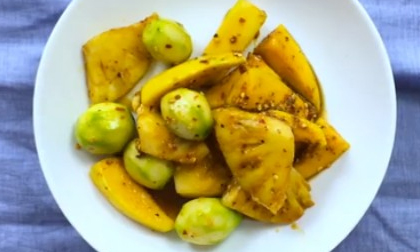 Cách làm món cóc, xoài, dứa lắc ngon khó cưỡng