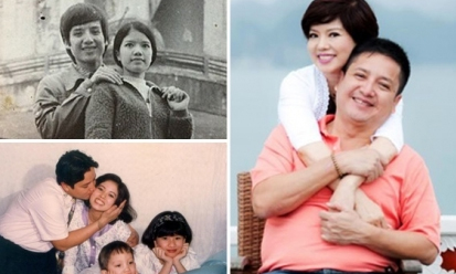Hơn 30 năm chung sống, vợ chồng 'Táo' Chí Trung vẫn nắm chặt tay nhau