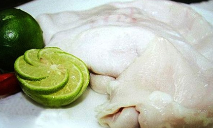 Bí quyết làm sạch nội tạng heo