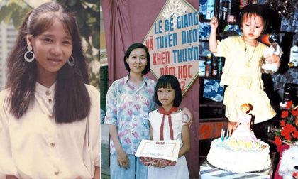 Ngộ nghĩnh đáng yêu trước loạt hình ảnh thời thơ ấu của các sao Việt