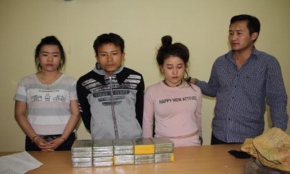 Bắt nhóm đối tượng vận chuyển số lượng lớn ma túy ở Điện Biên