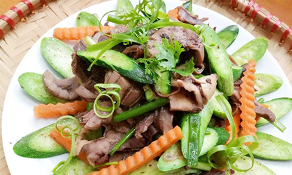 Cách làm lặc lày xào tim cật cho người bận rộn, chỉ vài phút là xong