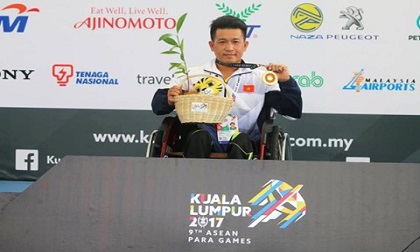 Đón thêm 'mưa Vàng', đoàn Thể thao Người khuyết tật Việt Nam vượt mặt Thái Lan