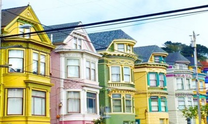 Mê mẩn ngắm những ngôi nhà “bảy sắc cầu vồng“ rực rỡ tại San Francisco