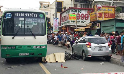Cô gái mở cửa ô tô không quan sát, gây tai nạn chết người ở Sài Gòn
