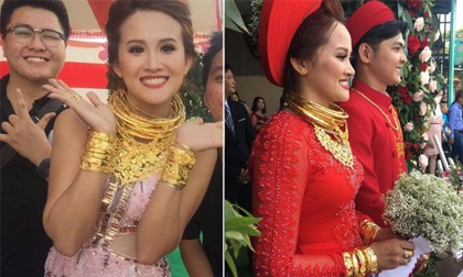 Đám cưới ‘vàng đeo nặng cổ’ ở Đồng Nai khiến cư dân mạng lóa mắt