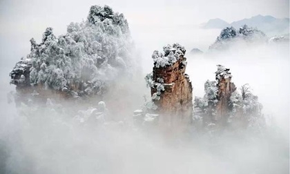 Sững sờ cảnh sắc mùa đông đẹp tựa trốn bồng lai tiên cảnh ở Trung Quốc
