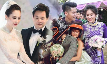 Những điểm nhấn khó quên nhất trong đám cưới sao Việt năm 2017