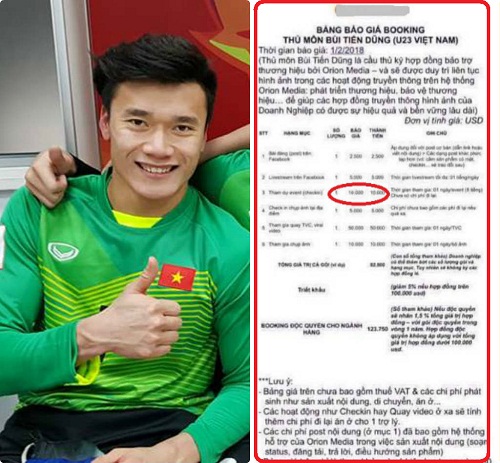 mr dam danh ca tuoi thanh xuan viet status benh vuc bui tien dung u23 hinh anh 1