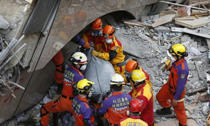 Động đất Đài Loan: Cặp đôi đến chết vẫn còn ôm nhau