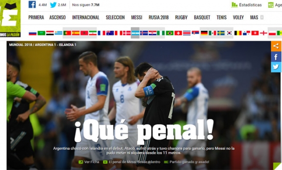 Argentina gây sốc đầu tiên World Cup: Báo chí xứ Tango giận Messi, SAO Iceland ngỡ mơ - 2