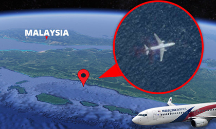 Nóng: Tìm thấy MH370 dưới đáy biển gần Malaysia bằng Google Maps?