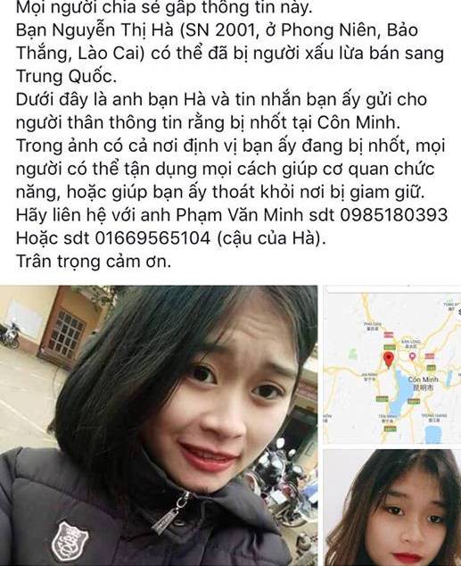 Cô gái 17 tuổi gửi định vị từ Trung Quốc báo tin bị bắt cóc - Ảnh 1.