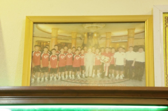 Quang Hải trong đội tuyển bóng đá khi còn nhỏ