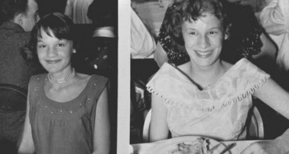 Hai chị em Barbara, 15 tuổi và Patricia Grimes, 13 tuổi