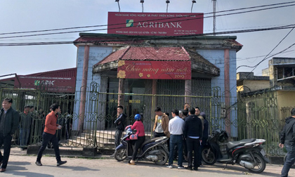 Mang hung khí vào Chi nhánh Ngân hàng Agribank táo tợn cướp tiền