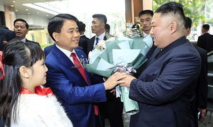 Hình ảnh đầu tiên của Chủ tịch Kim Jong Un tại Hà Nội