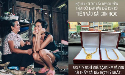 H'Hen Niê mua trang sức 80 triệu tặng mẹ, ai cũng cảm động khi biết câu chuyện đằng sau