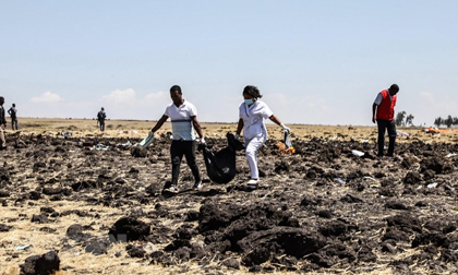 Ethiopia tuyên bố quốc tang sau vụ tai nạn máy bay kinh hoàng