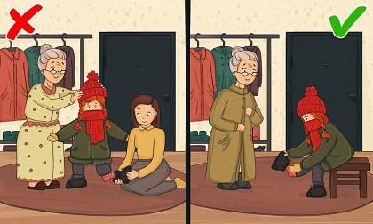 Dạy con kiến thức cao siêu nhưng nhiều phụ huynh lại quên những kỹ năng theo độ tuổi này
