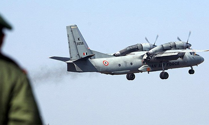 Máy bay quân sự Ấn Độ chở 13 người mất tích gần biên giới TQ
