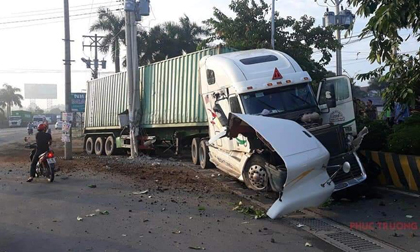Tài xế xe container tông chết 5 người ở Tây Ninh bị khởi tố