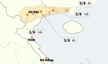 Bão số 3 đã vào vịnh Bắc Bộ, Quảng Ninh - Hải Phòng gió giật mạnh